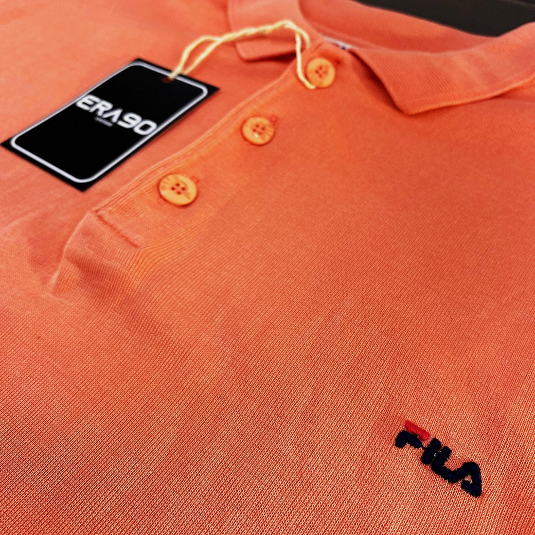 Polo FILA Vintage Naranja Salmón