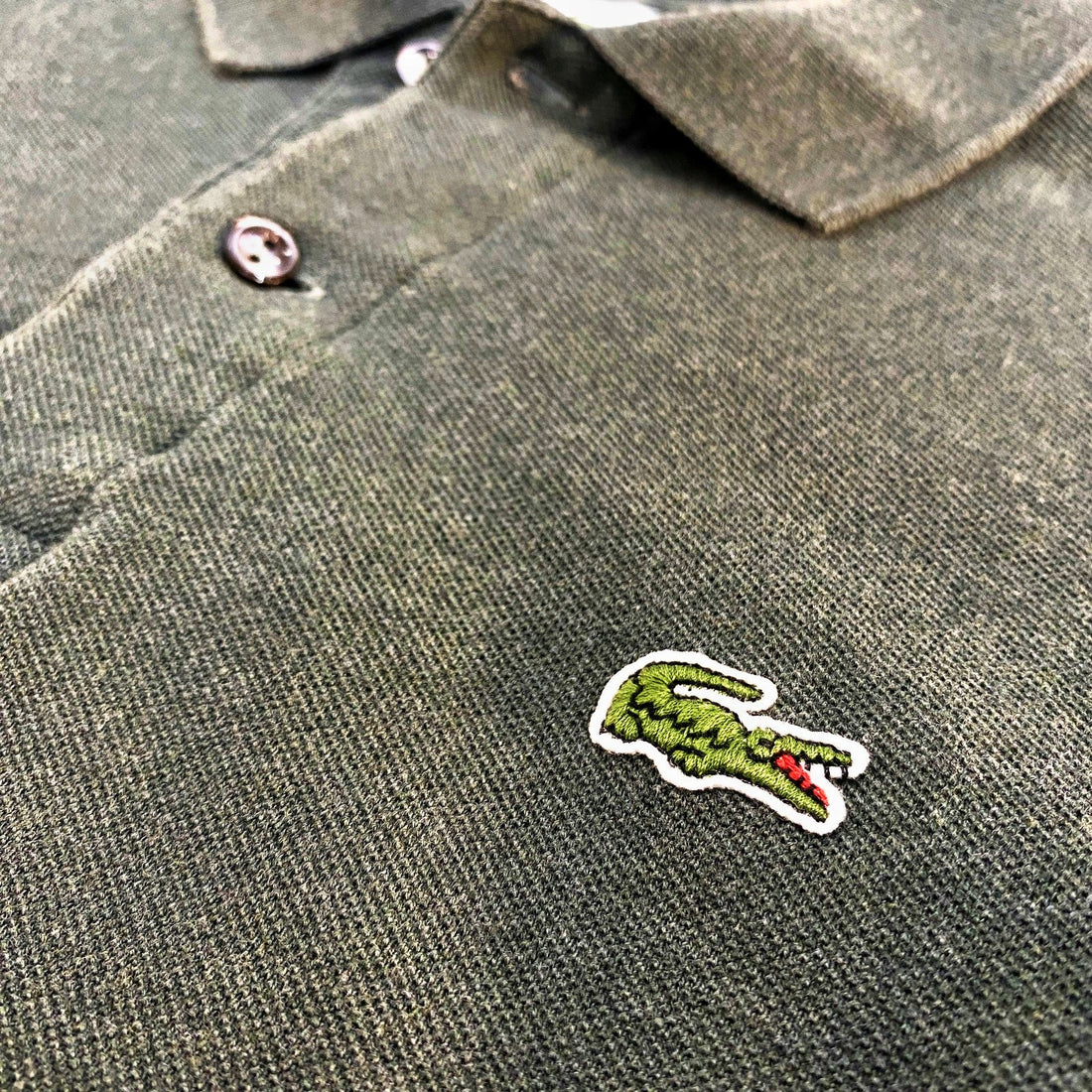 Polo Lacoste Verde Oscuro Clásico