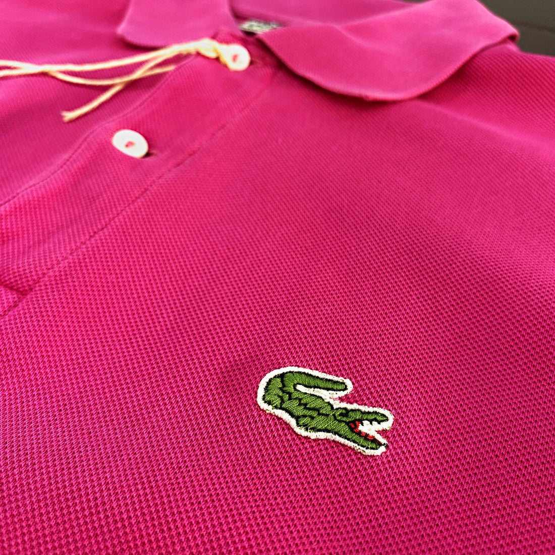 Polo Lacoste Vintage "Chemise Lacoste" Rosa