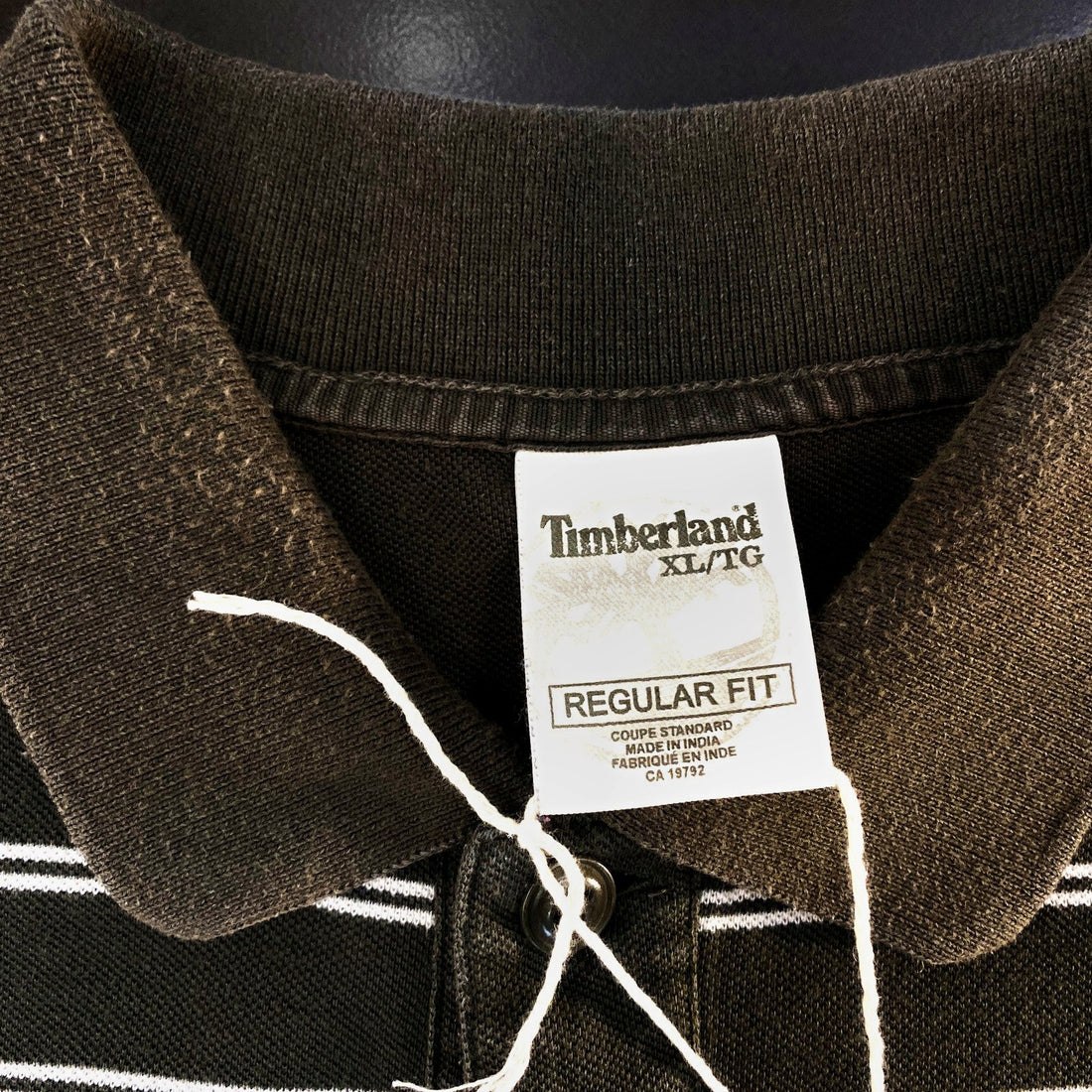 Polo Timberland "Regular Fit" Gris a Rayas