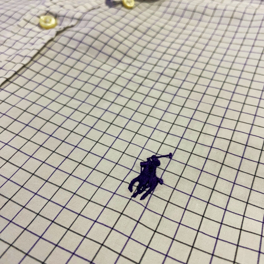 Camisa Ralph Lauren Cuadros Lila