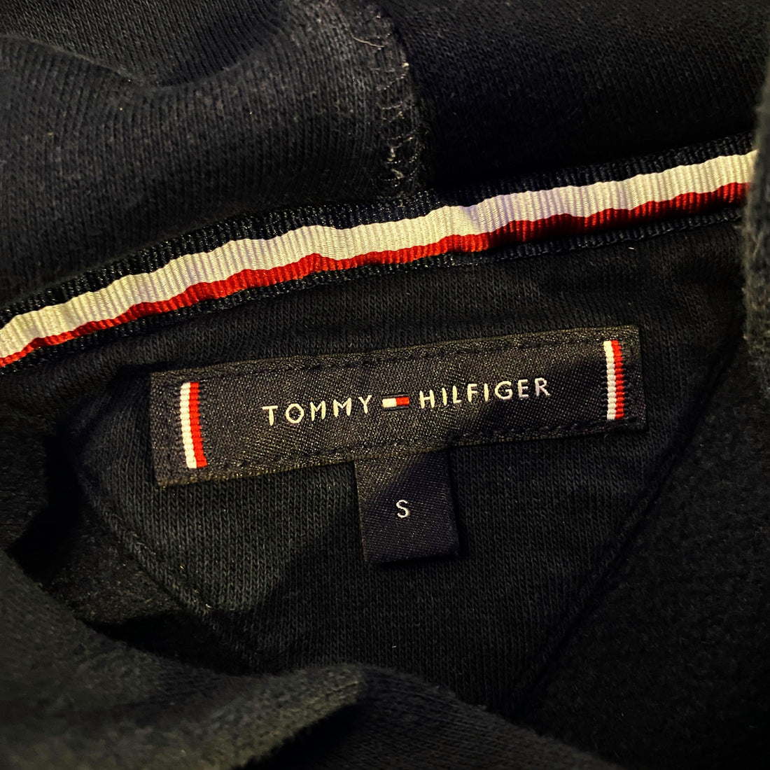 Sudadera Capucha Tommy Hilfiger Gráfico Established 1985 Azul Marino