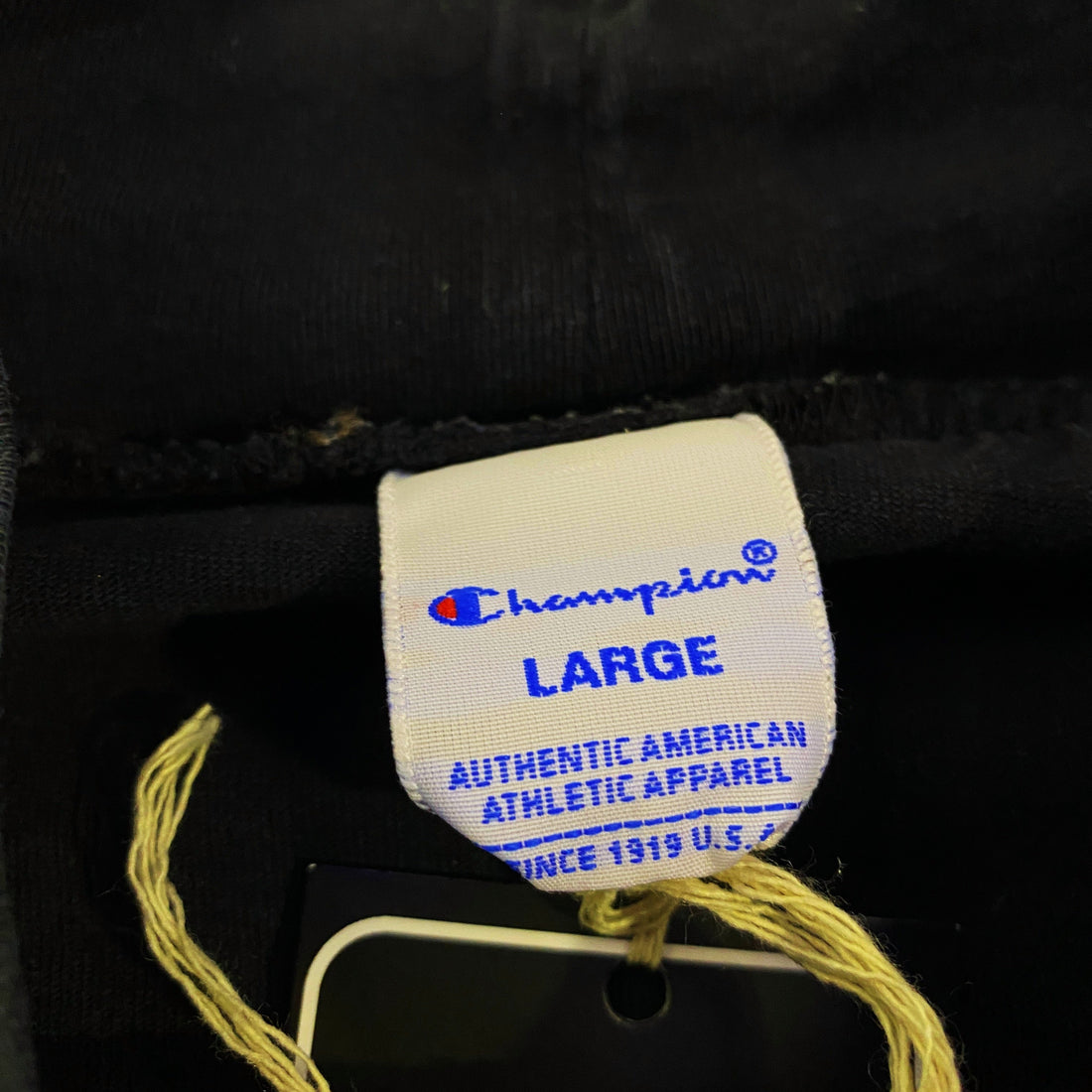 Camiseta Manga Larga Champion Cuello Alto Spellout Negra