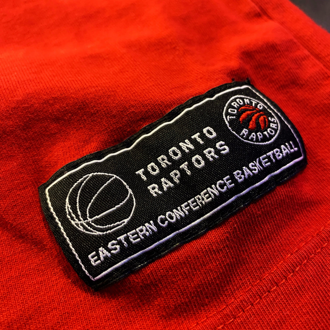 Camiseta NBA Toronto Raptors Spellout Eastern Conference Roja