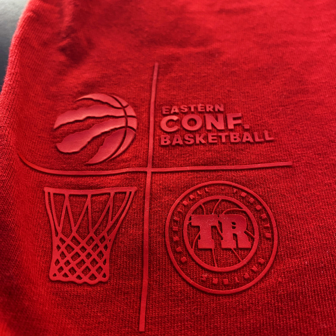 Camiseta NBA Toronto Raptors Spellout Eastern Conference Roja