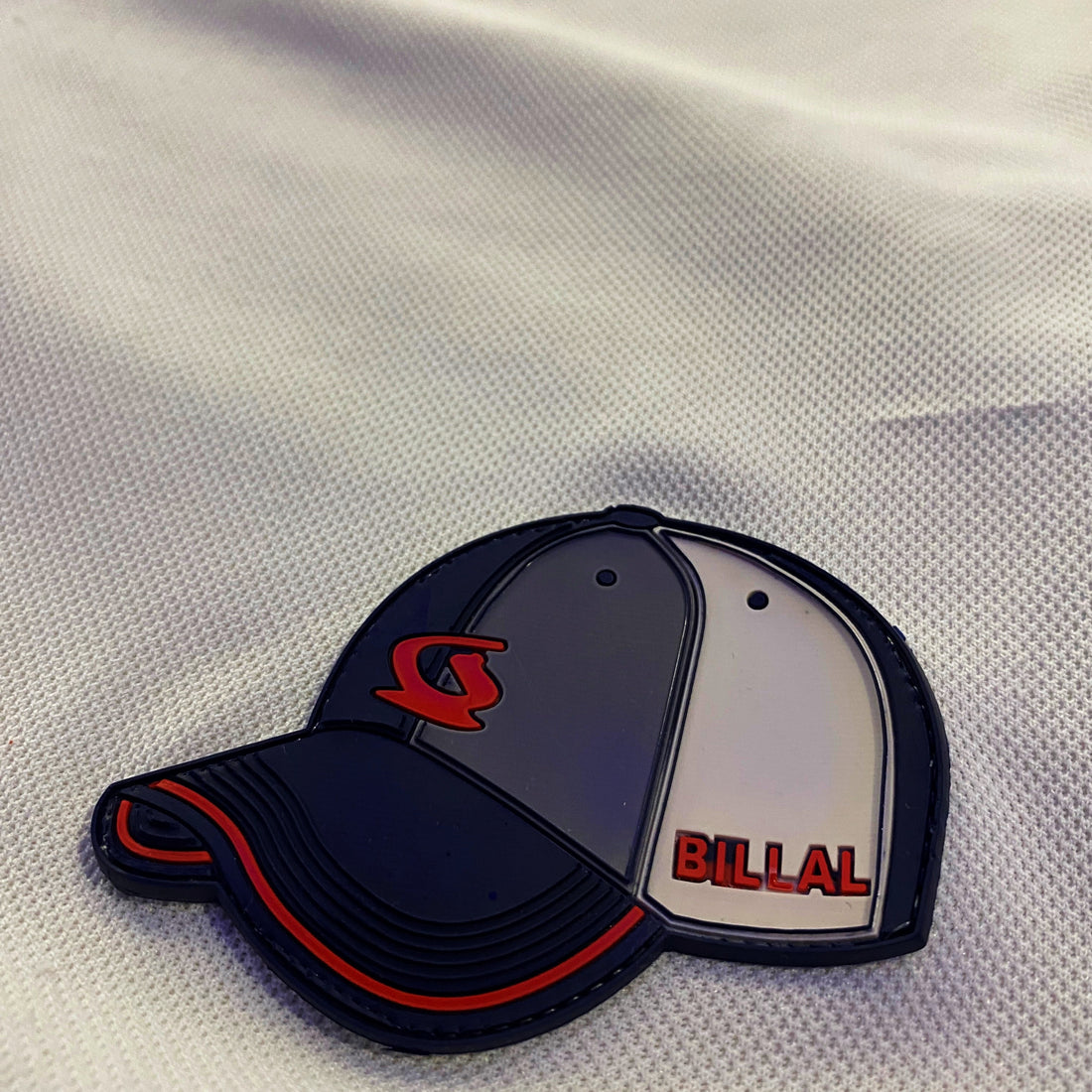 Camisa Béisbol Billal Wear Botones Logo Bordado Blanca