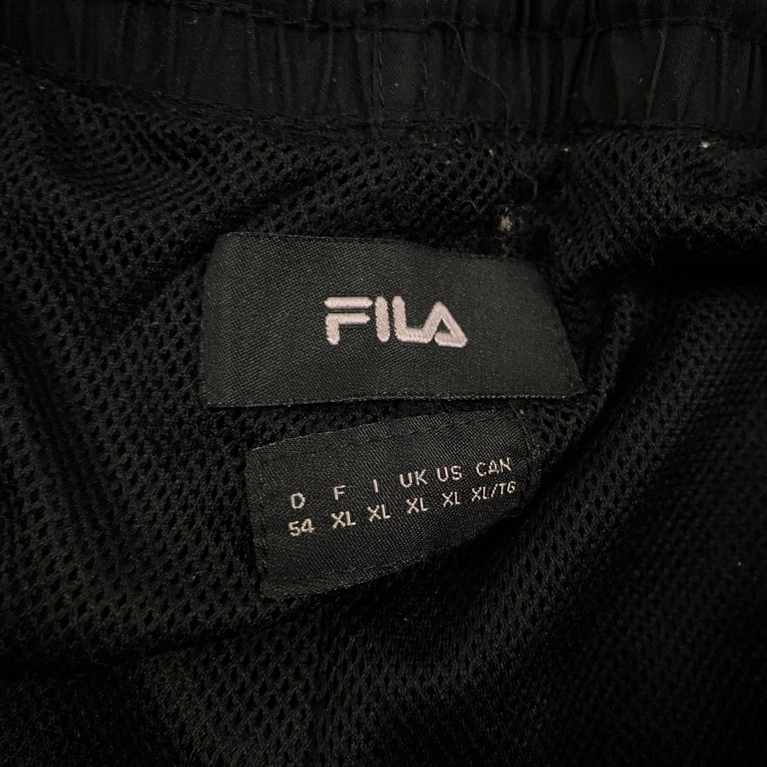 Pantalón Chándal Fila Vivo Rojo Paneles Lila Negro