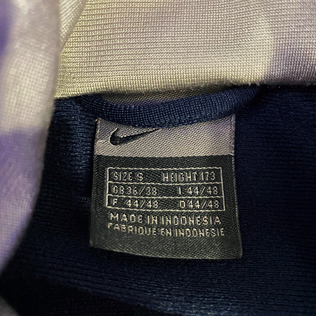 Chaqueta Chándal Nike Vintage Swoosh Bordado Azul Marino