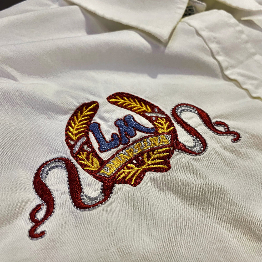 Camisa La Martina Blanca Bordada
