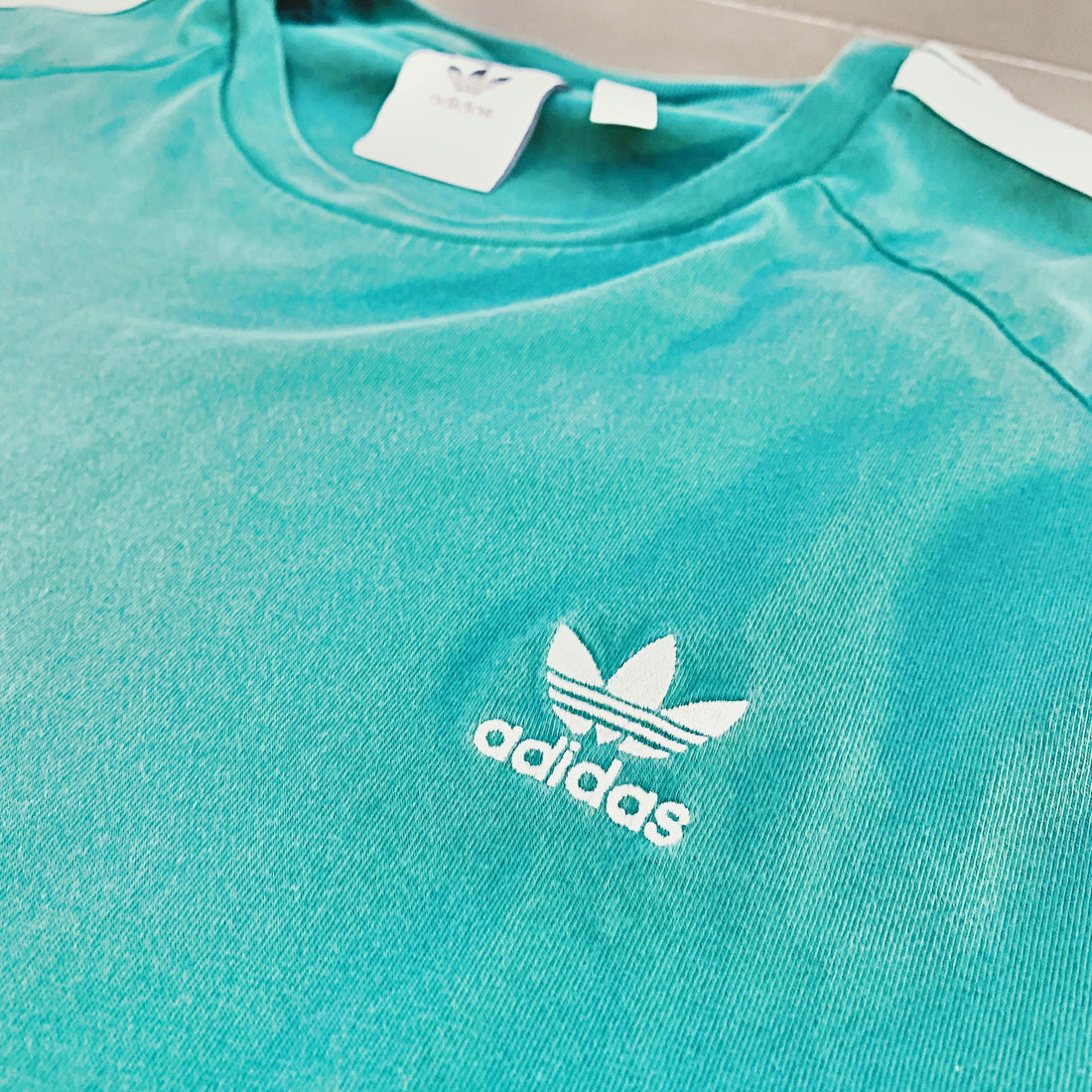 Camiseta Adidas Originals "3-Stripes" Trébol Verde