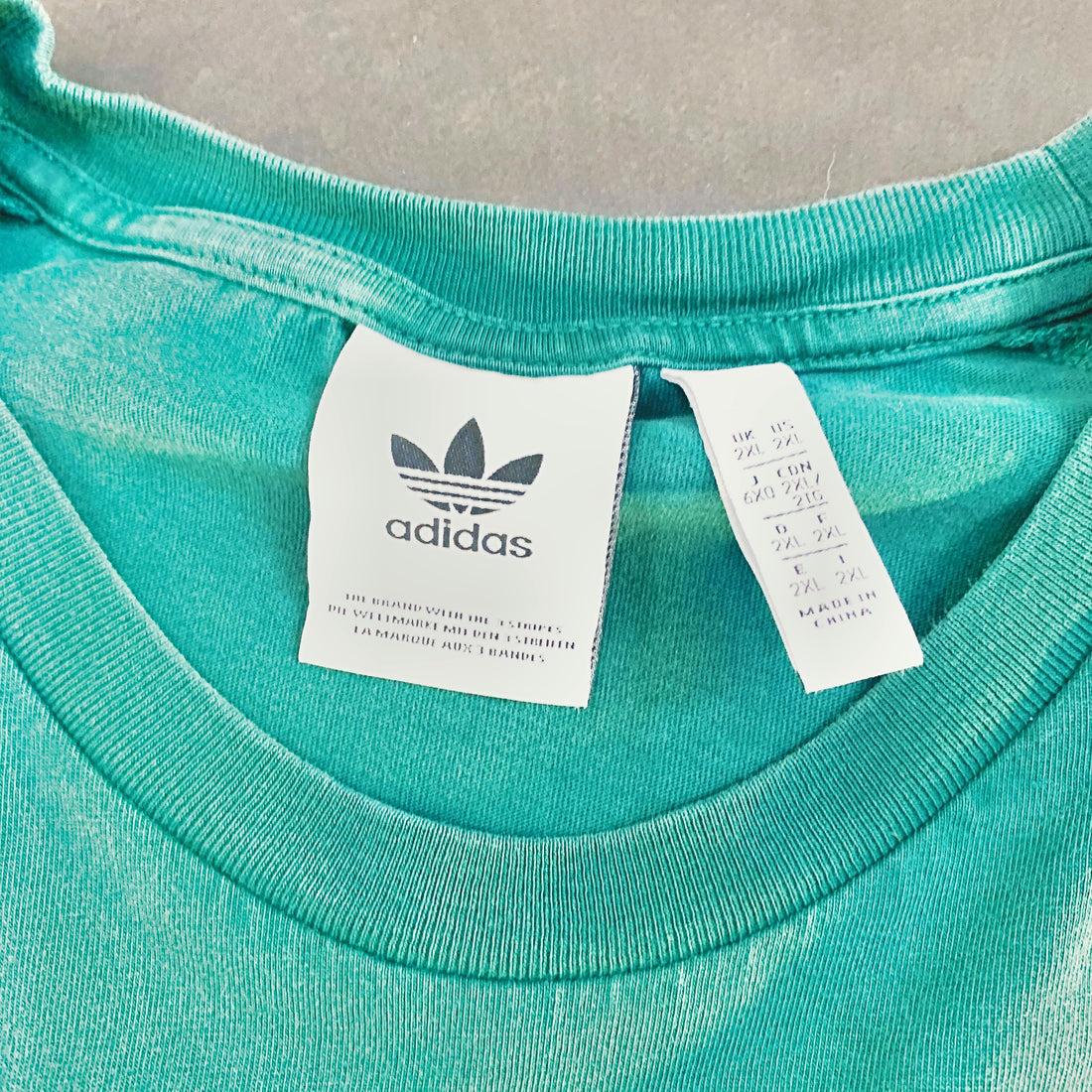 Camiseta Adidas Originals "3-Stripes" Trébol Verde