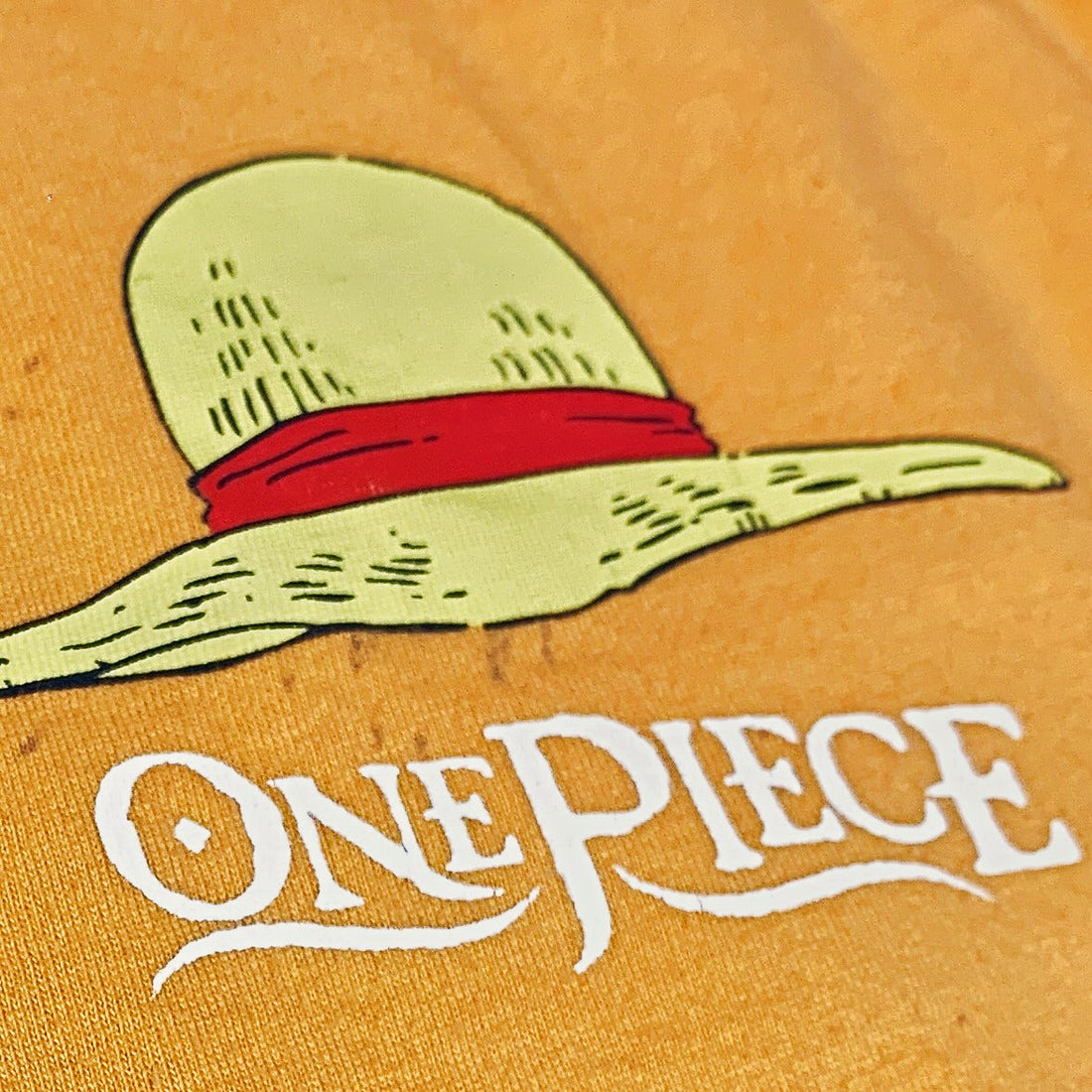 Camiseta One Piece "Straw Hat Crew" Luffy Mostaza