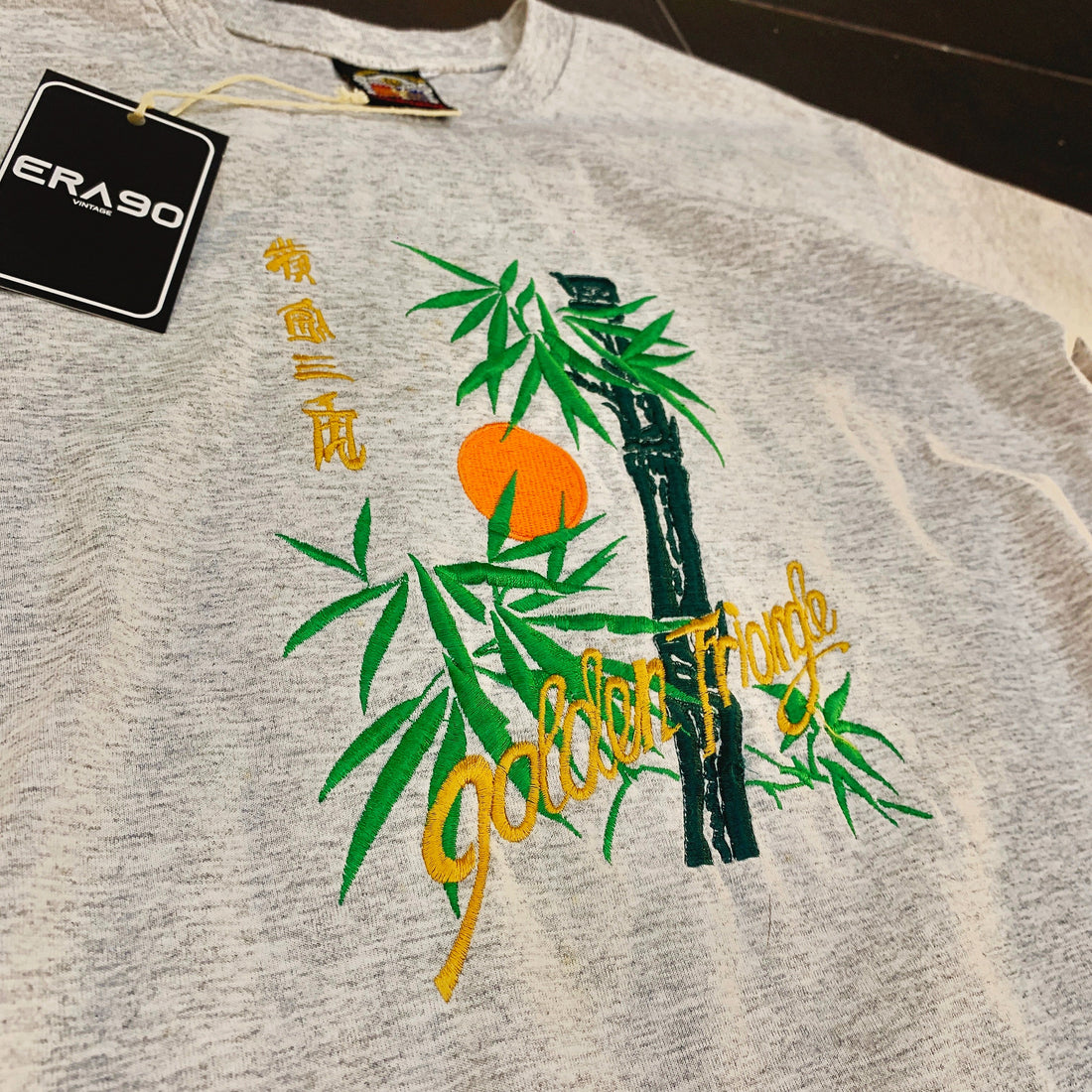 Camiseta Vintage "Golden Triangle" Thailand Bambú