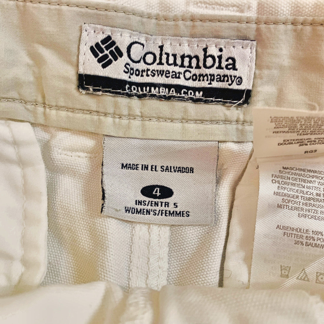 Pantalón Corto Columbia Sportswear Beige