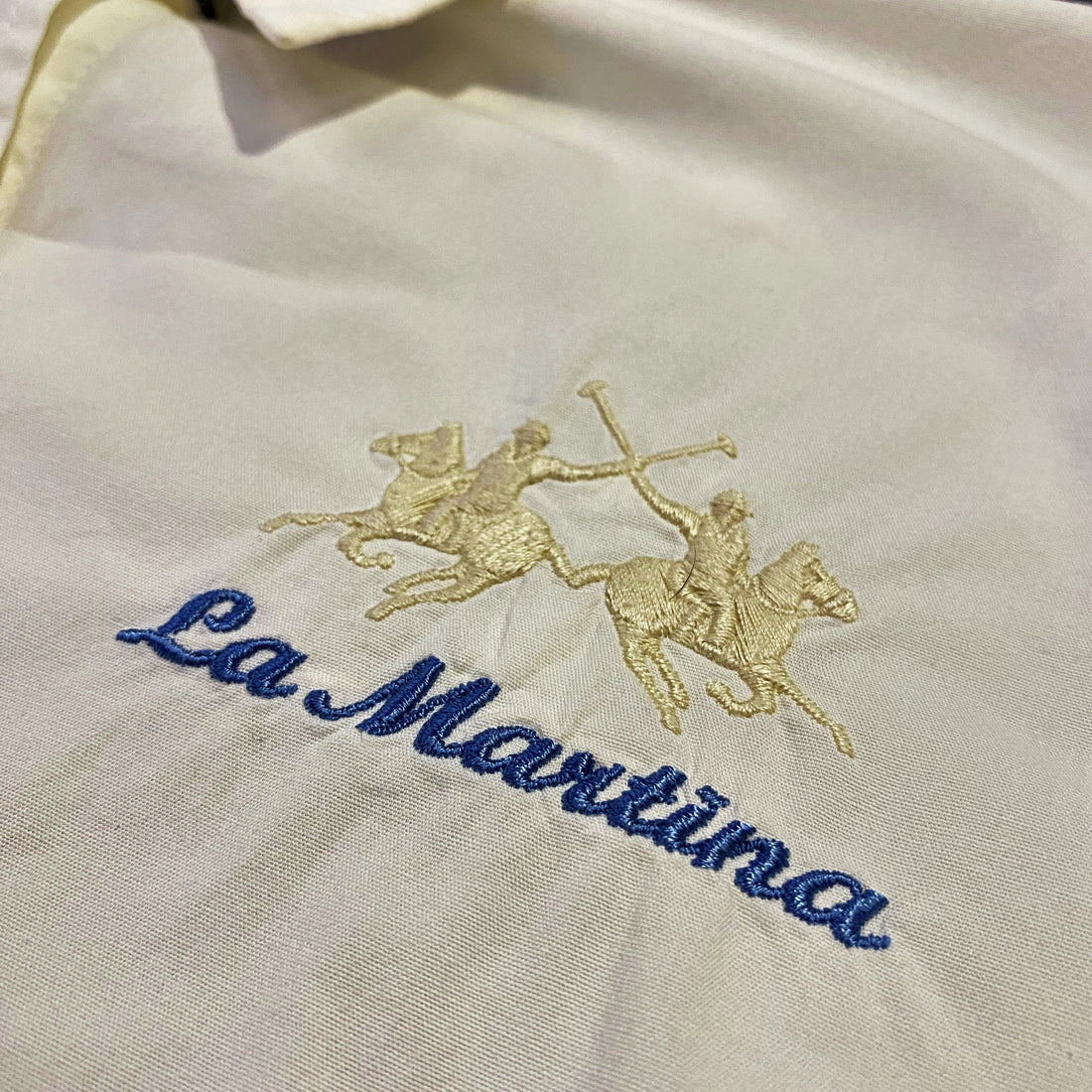 Camisa La Martina Blanca Bordada