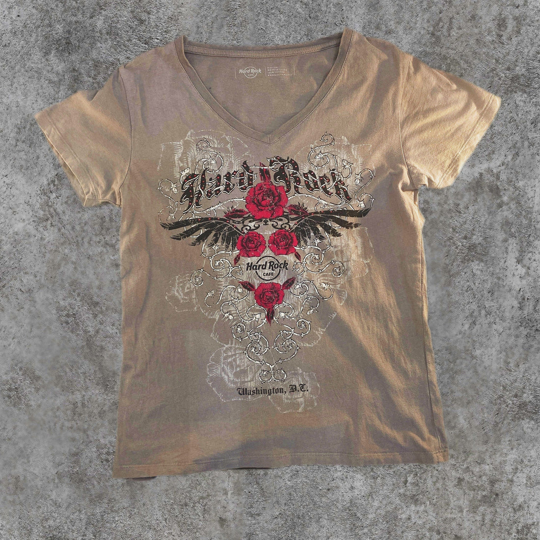 Camiseta Hard Rock Cafe Washington D.C. Gris