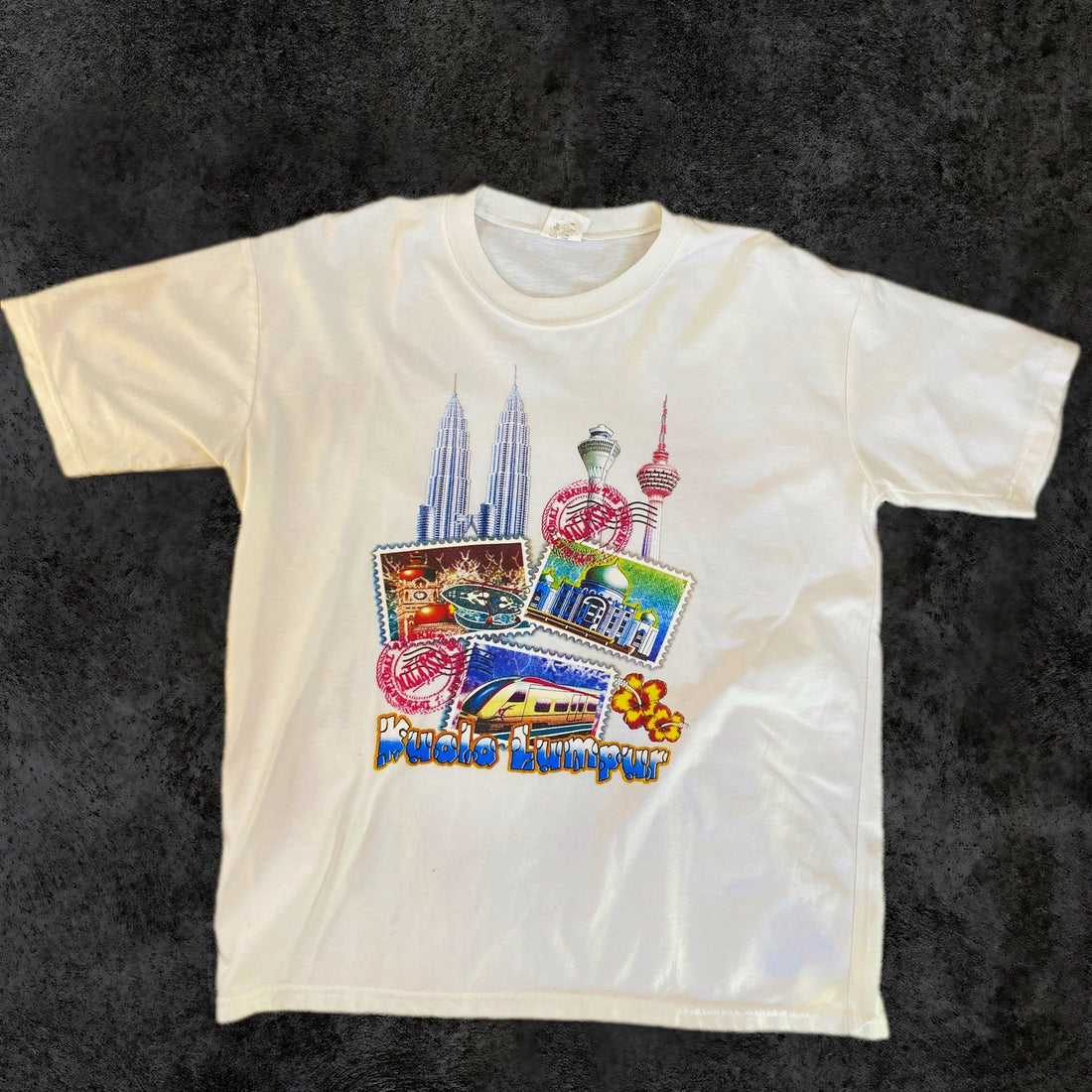 Camiseta Vintage "Visit Malaysia" Kuala Lumpur