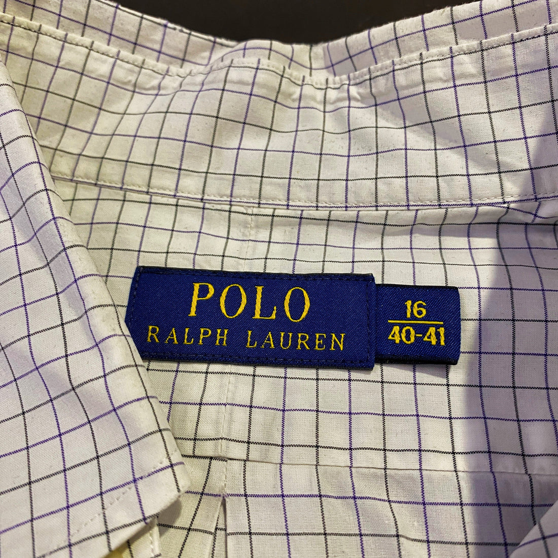 Camisa Ralph Lauren Cuadros Lila