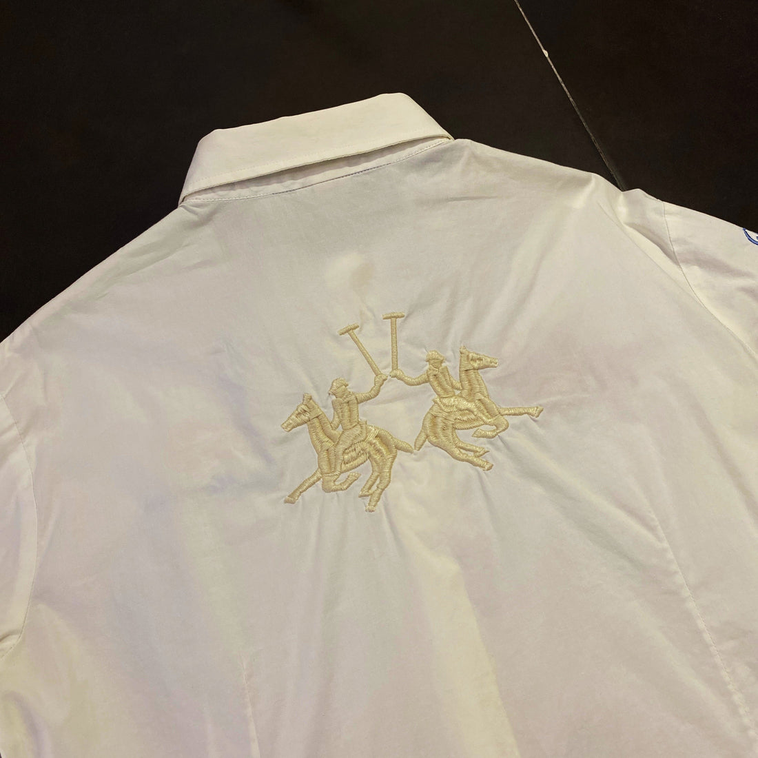 Camisa La Martina Blanca Bordada