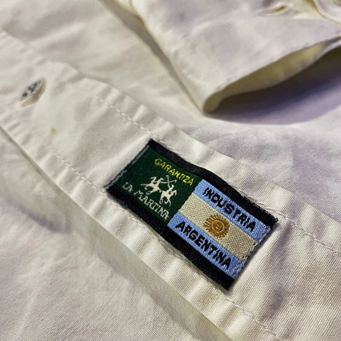 Camisa La Martina Blanca Bordada