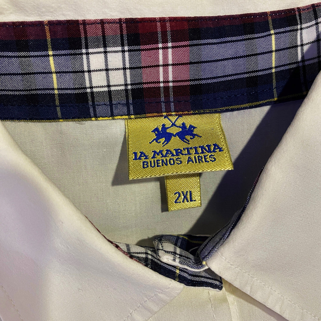 Camisa La Martina Blanca Bordada