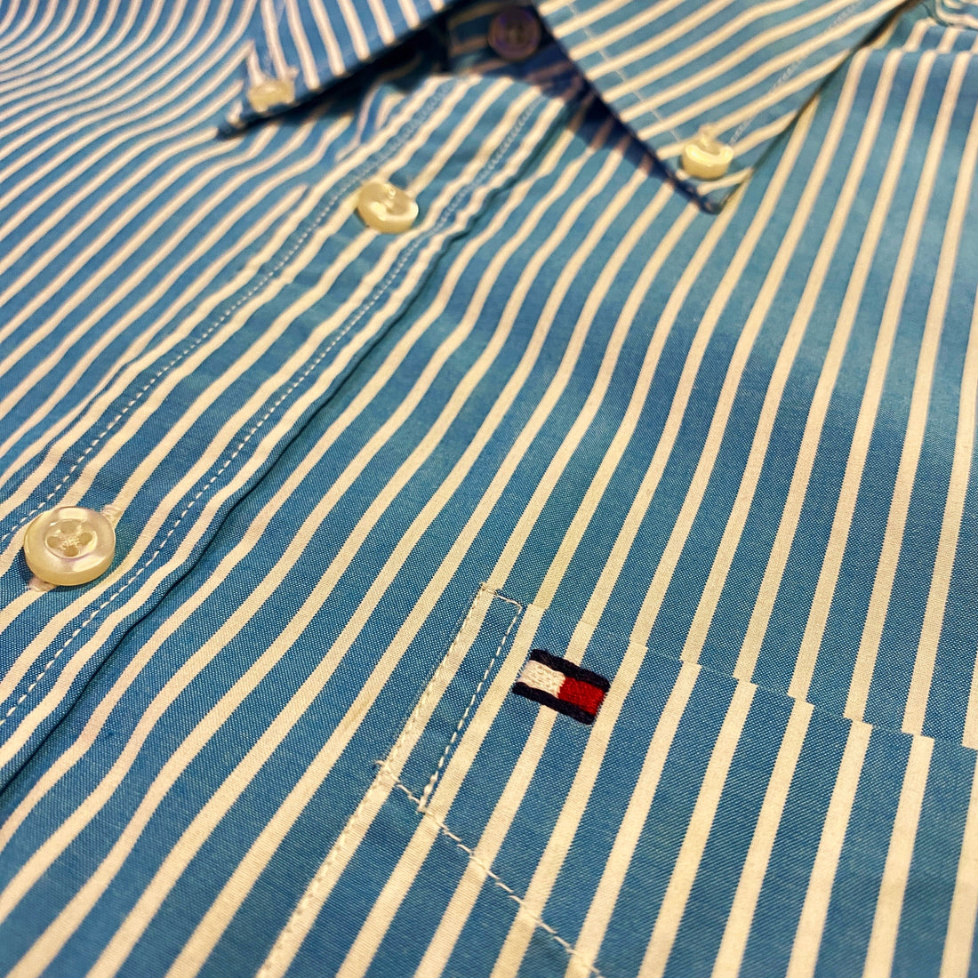 Camisa Tommy Hilfiger Rayas Azul