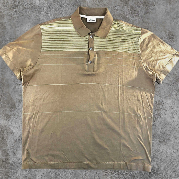 Polo Lacoste Marrón de Rayas