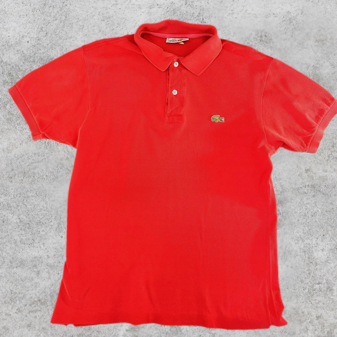 Polo Lacoste Vintage "Made in France" Rojo