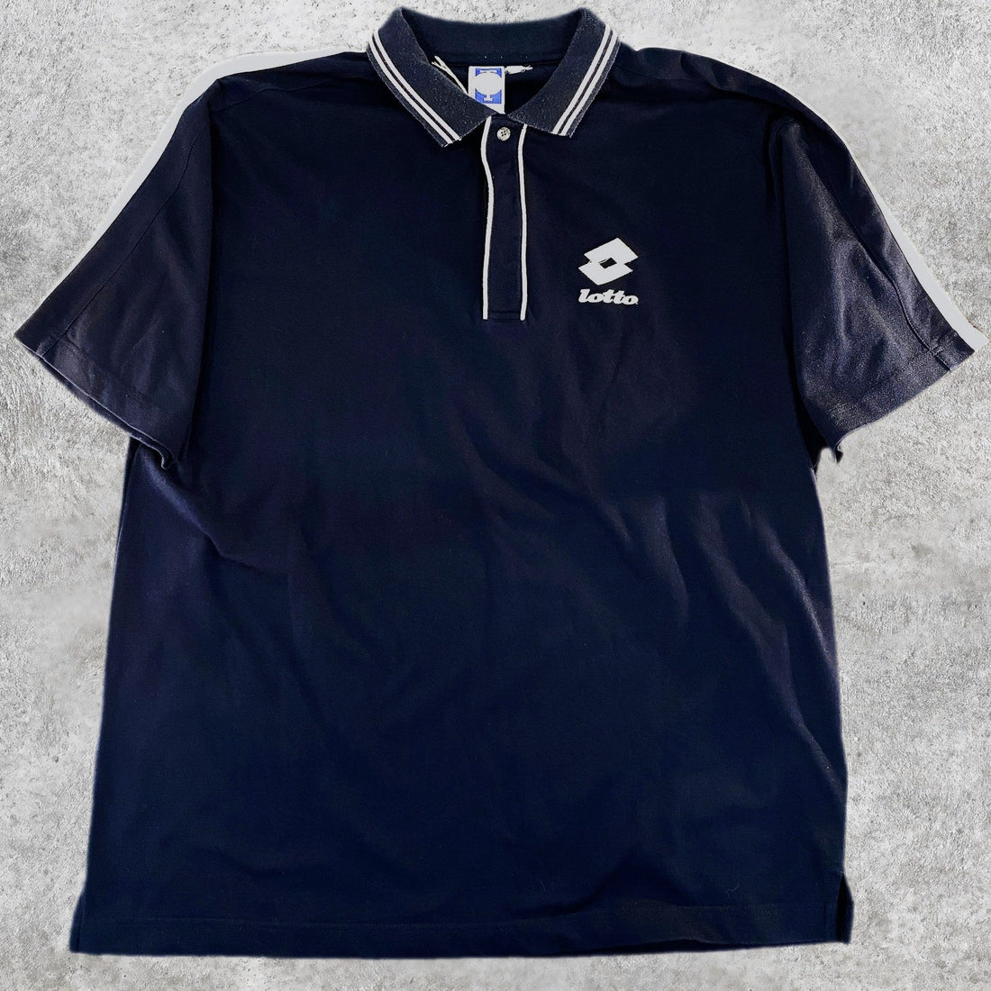 Polo Lotto Vintage "Tennis Italiano" Azul Marino