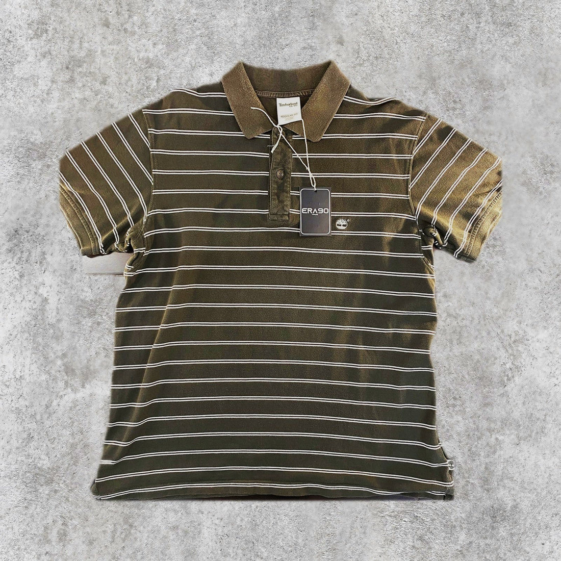 Polo Timberland "Regular Fit" Gris a Rayas