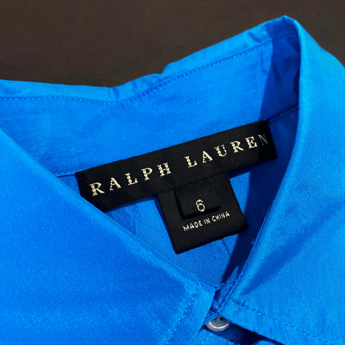 Camisa Ralph Lauren Azul Eléctrico (Mujer)