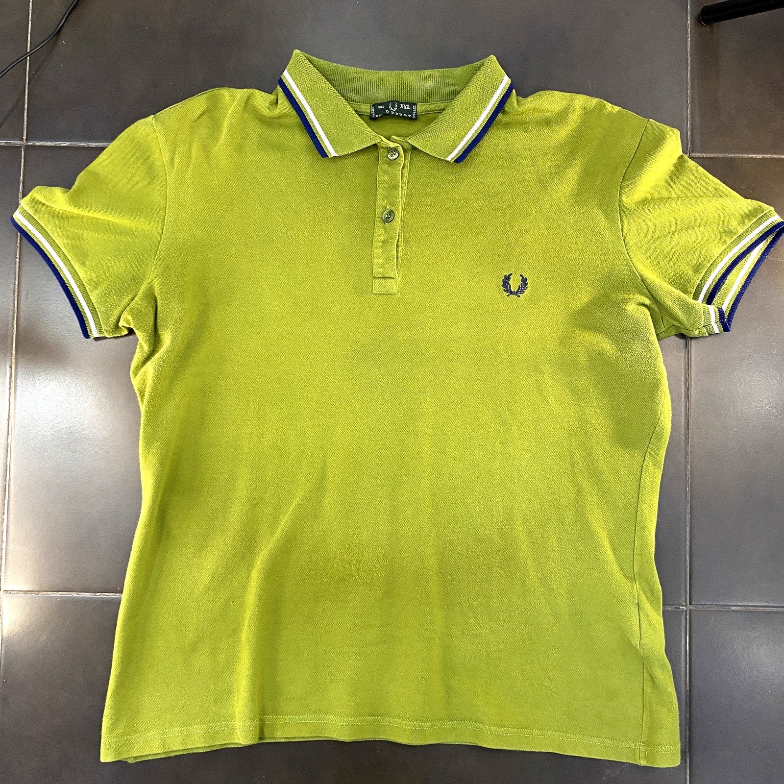 Polo Fred Perry Twin Tipped verde pistacho - frontal