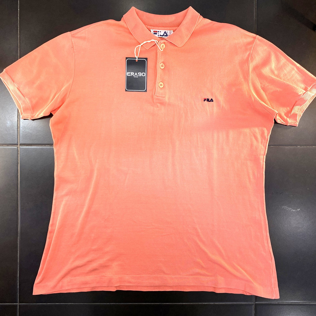 Polo FILA naranja salmon - frontal