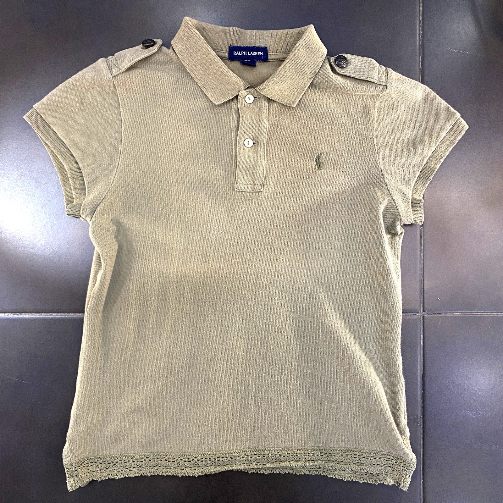 Polo Ralph Lauren Mujer Verde Caqui