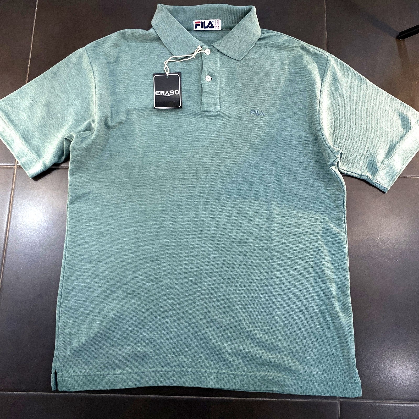 Polo FILA Verde Jaspeado