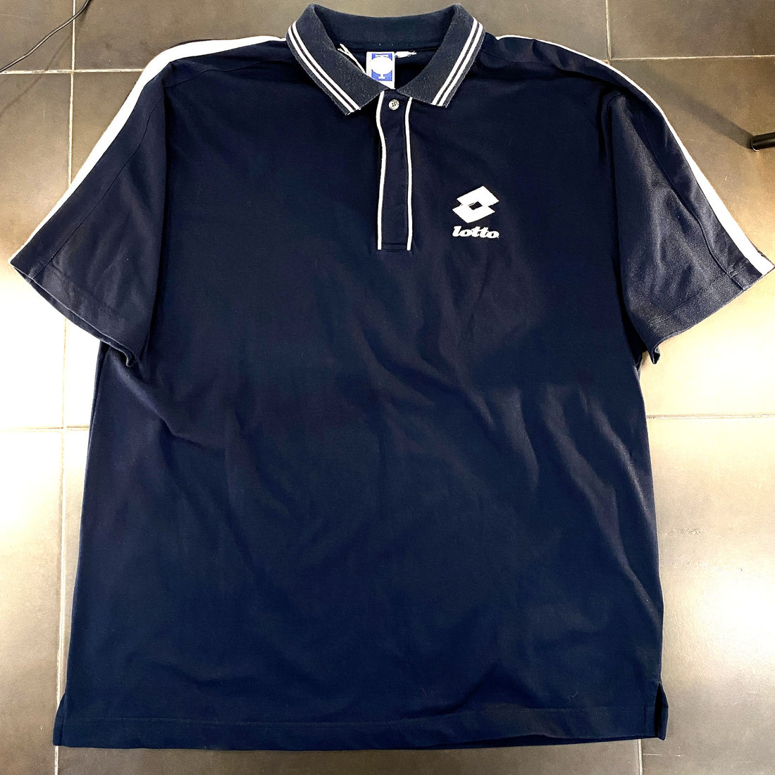 Polo Lotto azul marino - frontal