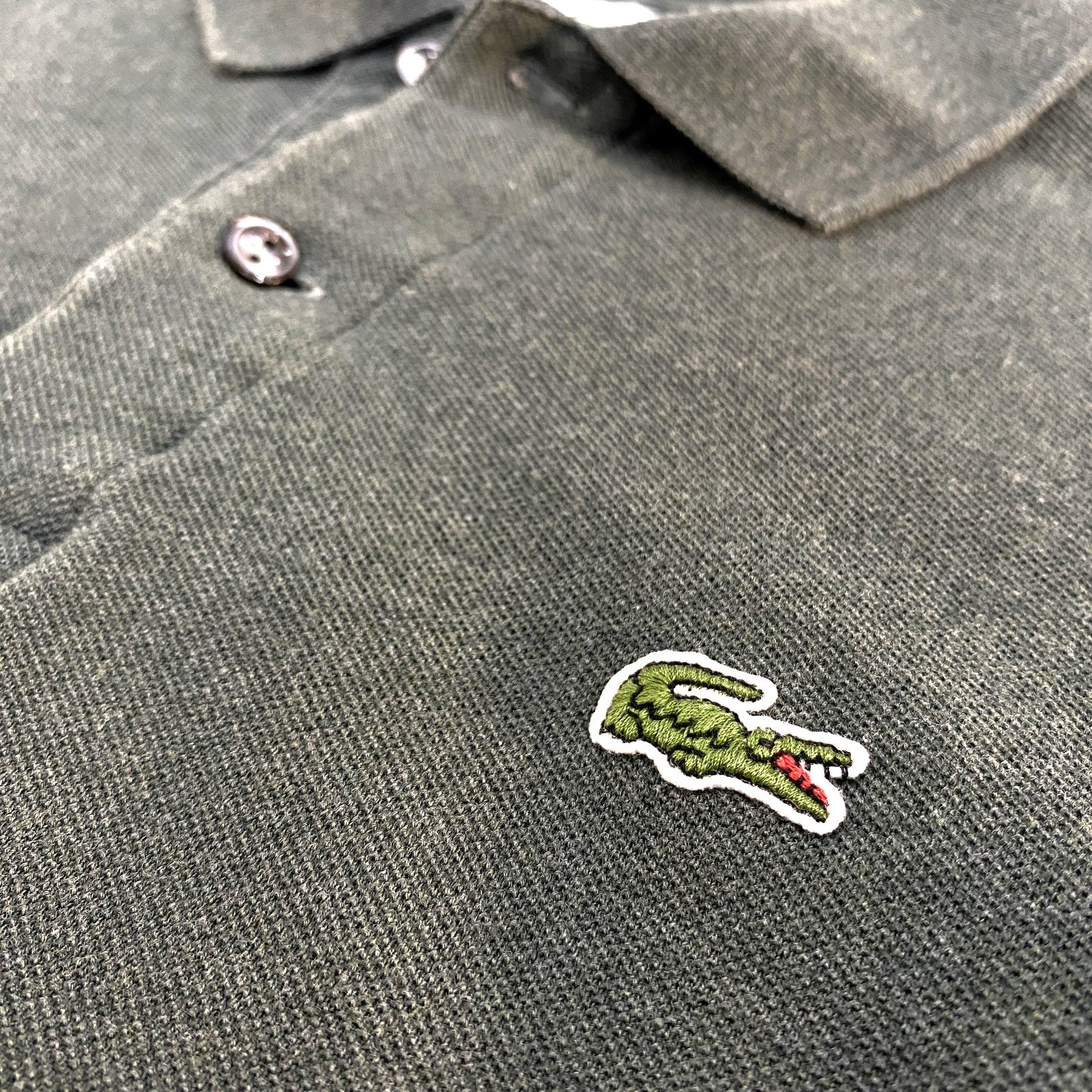 Polo Lacoste Verde Oscuro Clásico