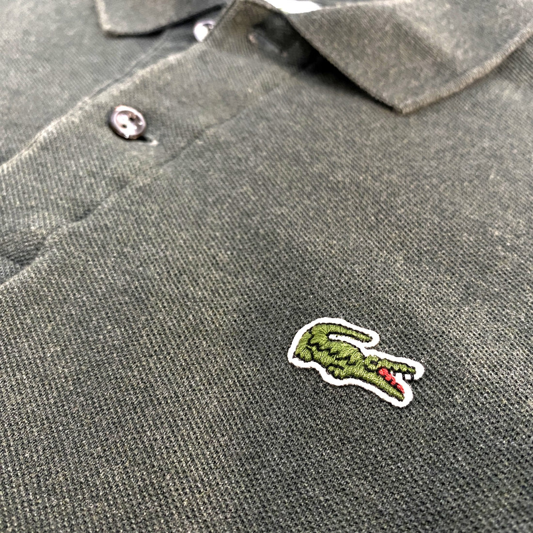 Polo Lacoste Verde Oscuro Clásico