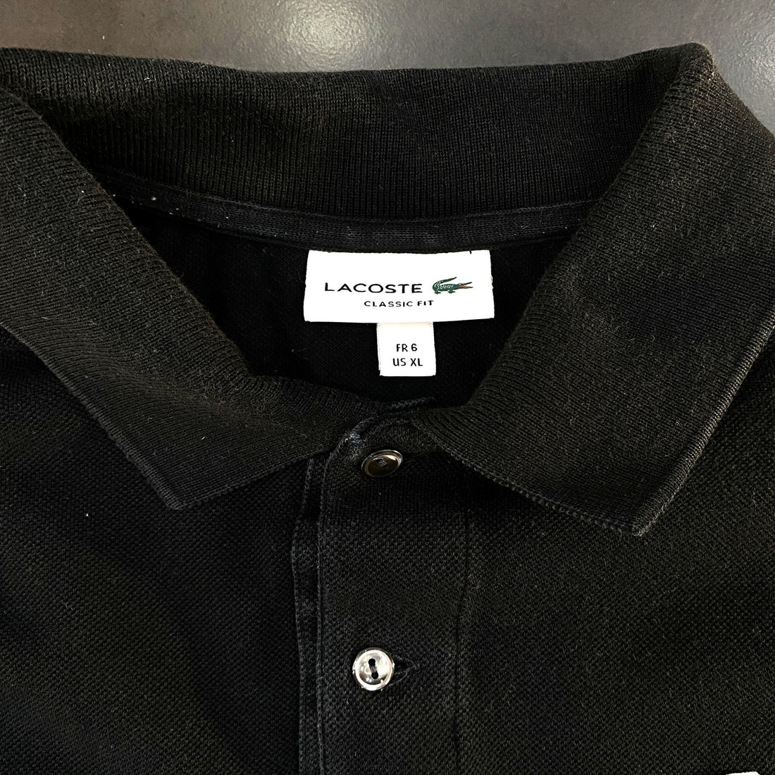 Polo Lacoste - etiqueta FR6 US XL