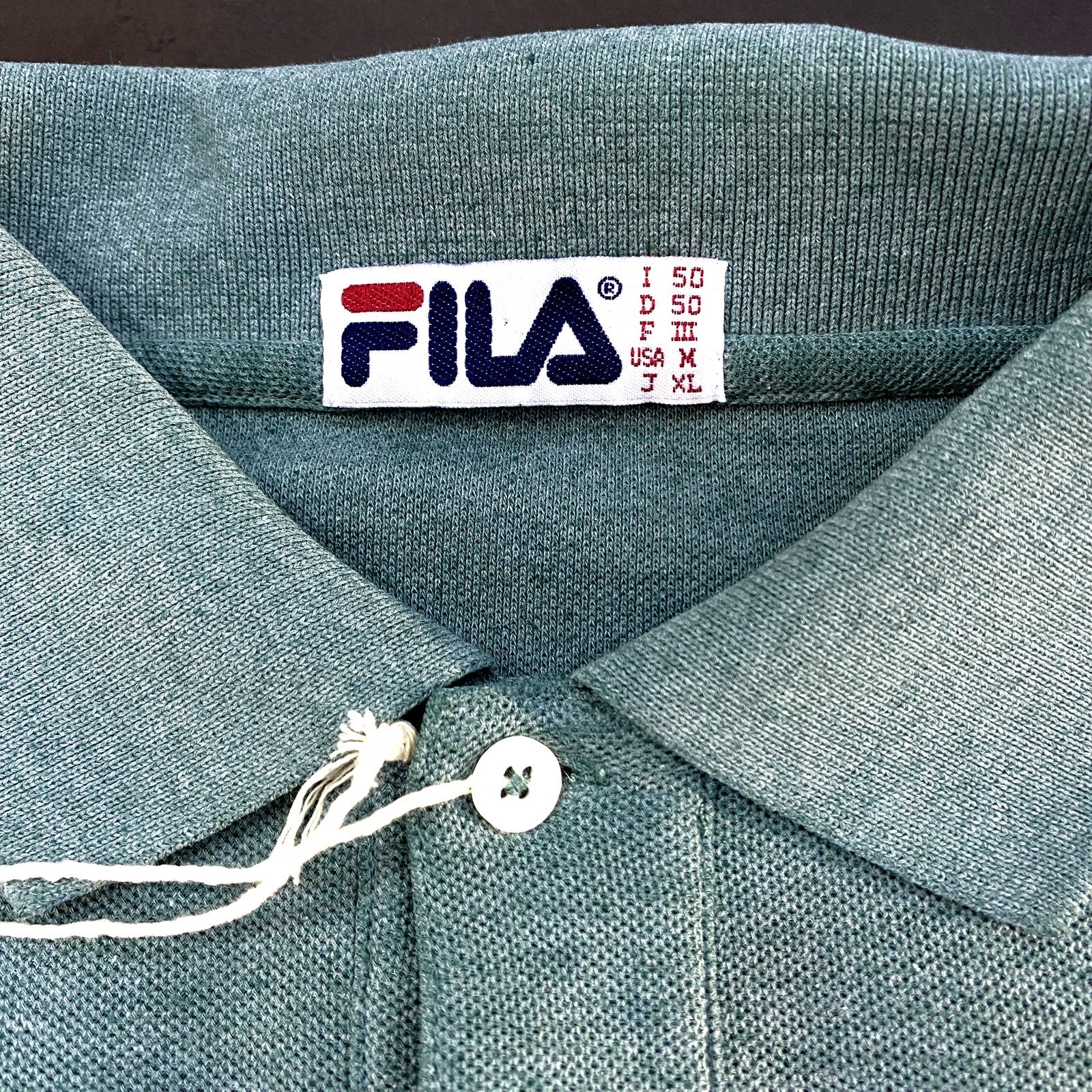 Polo FILA Verde Jaspeado