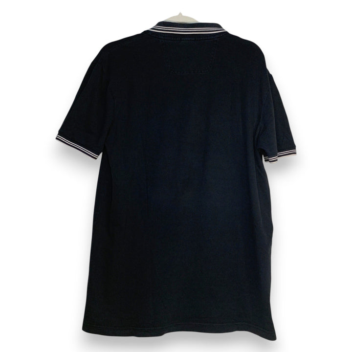 POLO BOSS NEGRO CON RAYAS TALLA L