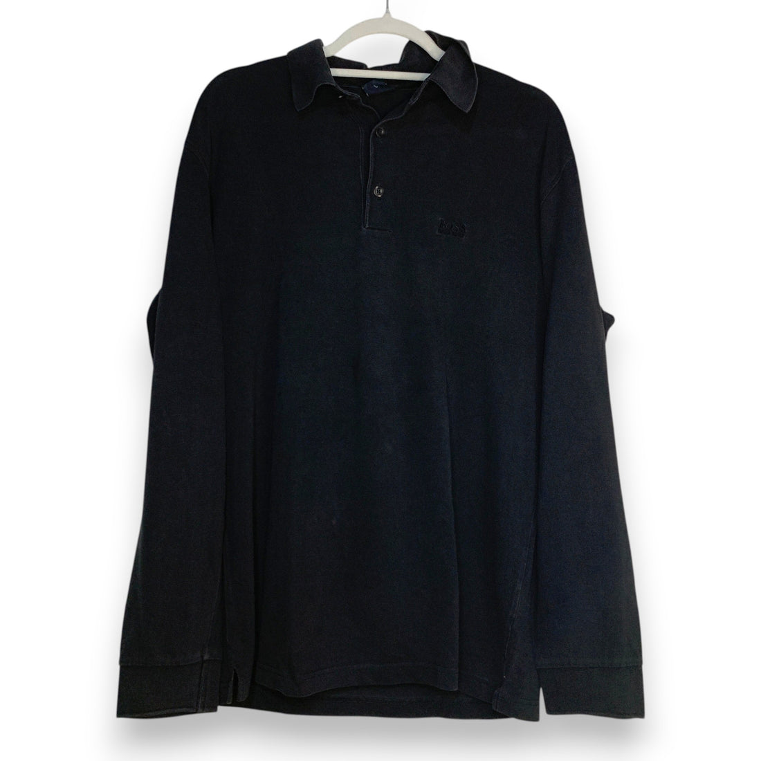 POLO LARGO HUGO BOSS NEGRO TALLA L