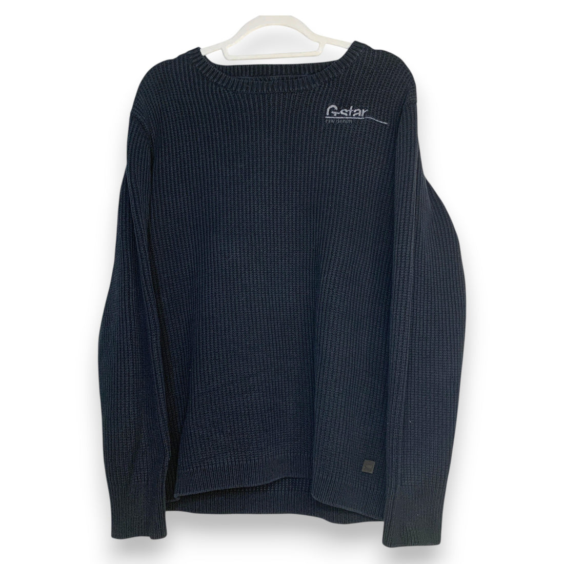 JERSEY G-STAR RAW NEGRO "HEAVY KNIT" TALLA XXL