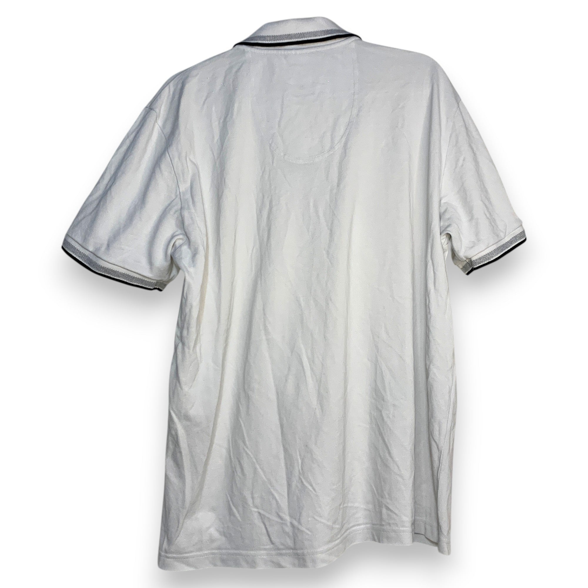 POLO HUGO BOSS BLANCO CON VERDE TALLA XXL