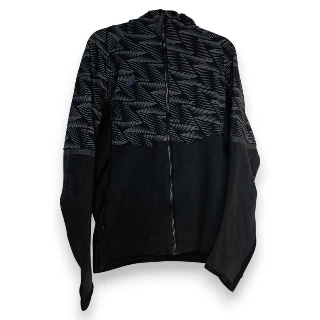 CHAQUETA ADIDAS NEGRO/GRIS OSCURO TALLA S