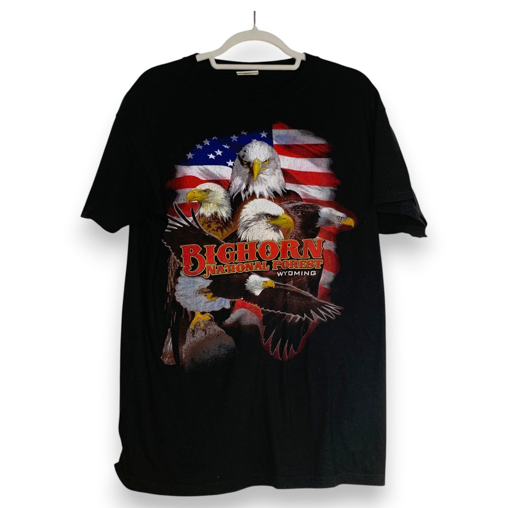 CAMISETA OURAY "BIGHORN NATIONAL FOREST" ÁGUILAS NEGRO