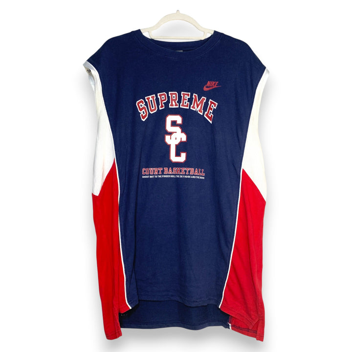 CAMISETA NIKE SUPREME COURT BASKETBALL AZUL MARINO TALLA L
