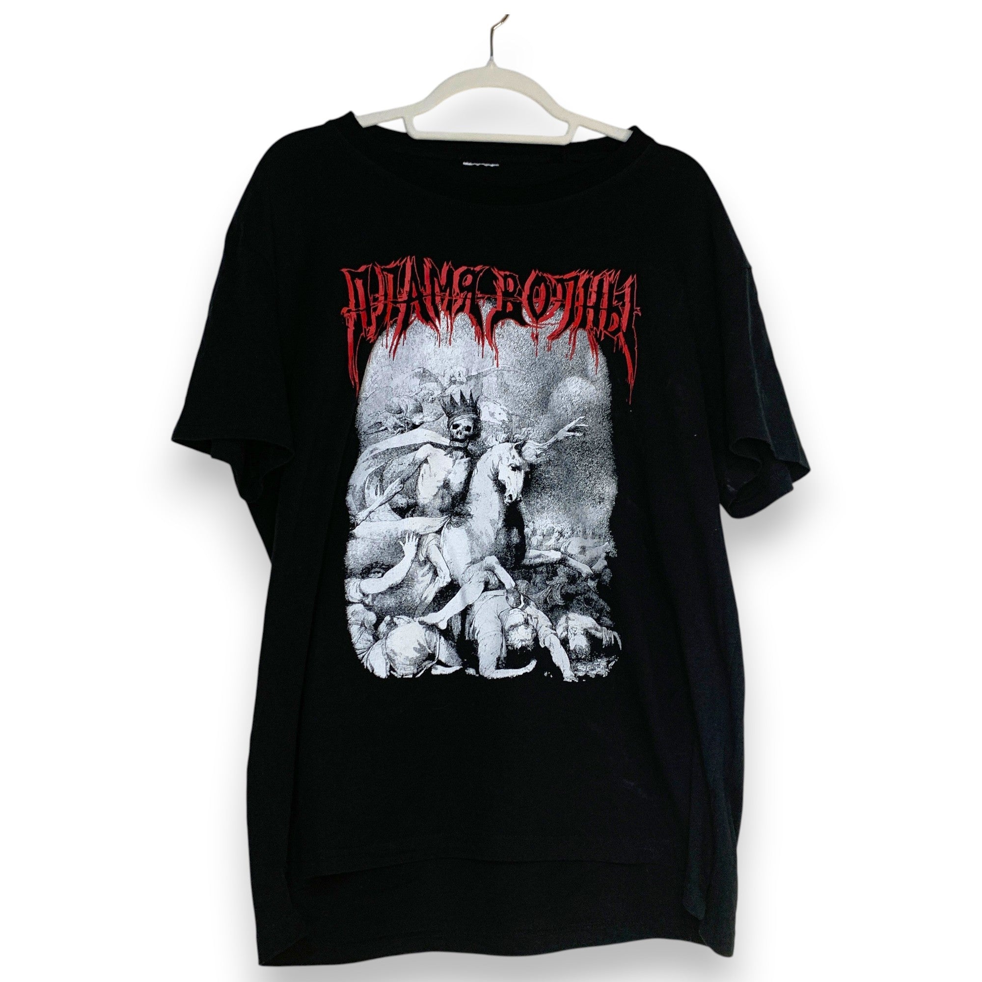 CAMISETA HERON PRESTON "DIAMOND PONY" NEGRO L