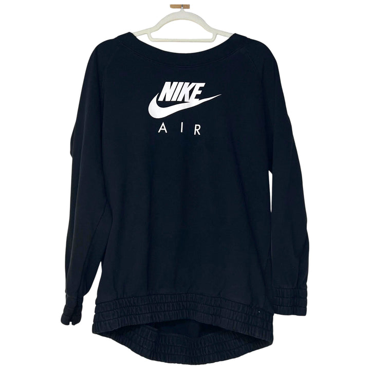 SUDADERA NIKE NEGRO "AIR" OVERSIZE