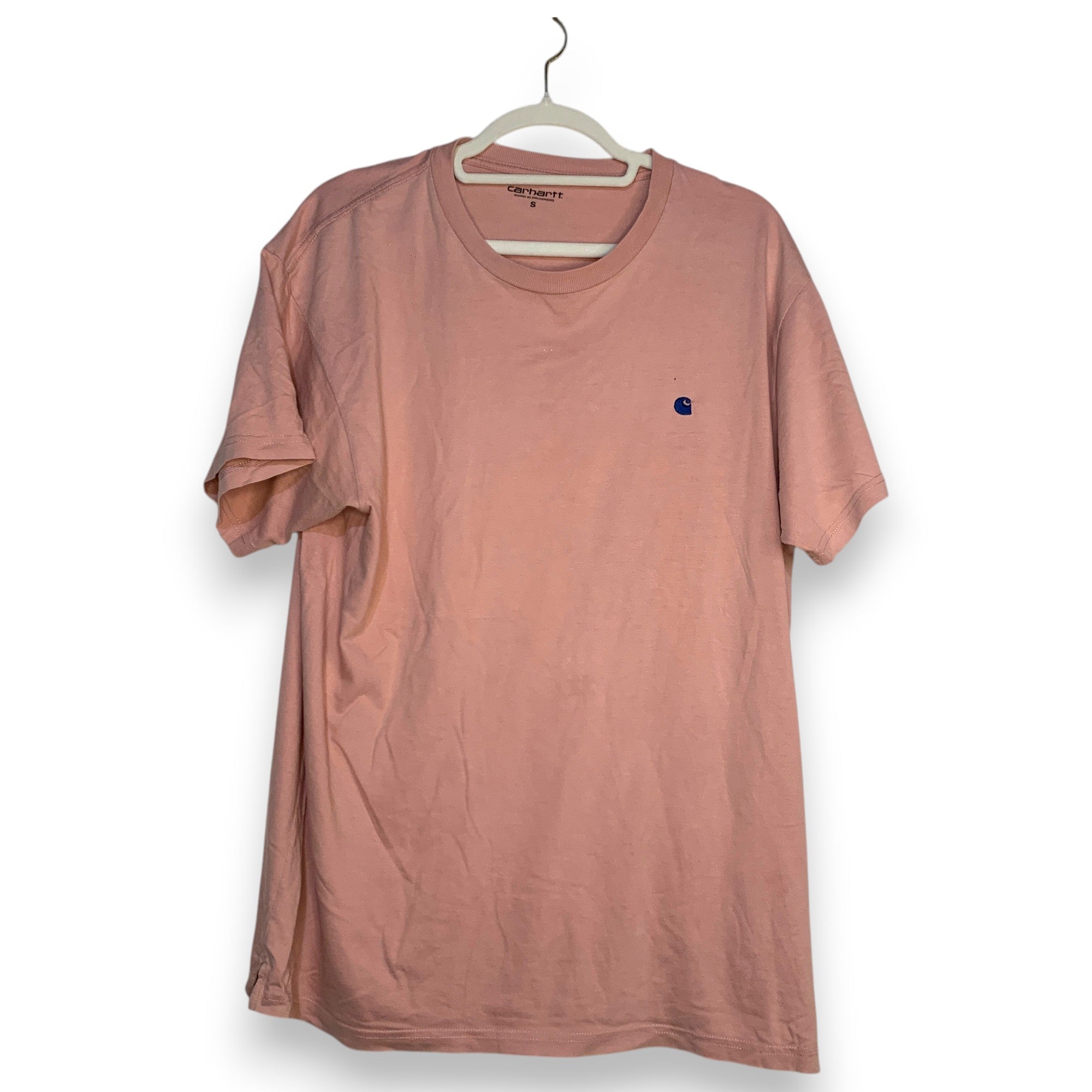 CAMISETA CARHARTT WORK IN PROGRESS ROSA PASTEL TALLA S